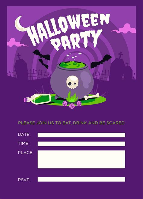 15 Best Free Printable Halloween Invitations Pdf For Free At Printablee