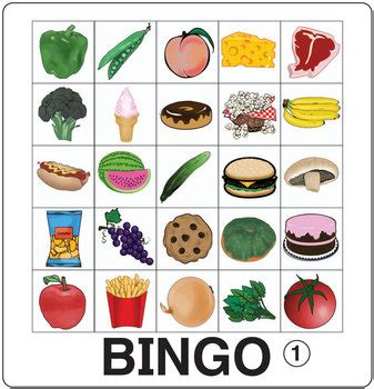 ESL Games-Food Bingo by Donald's English Classroom | TpT