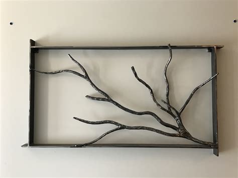 Forged Tree Branch Wall Art Burdette Ironworks