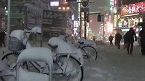 【東京豪雪】2014年2月14日 八王子積雪60cm 八王子と府中【tokyo heavy snowfall】 - YouTube