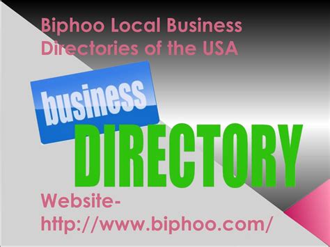 Local Business Directories Of The Usa By Online Business Directory