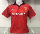 Eric Cantona Man United Home Shirt - Bargain Football Shirts