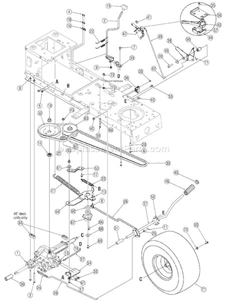 Bolens Push Mower Parts Diagram