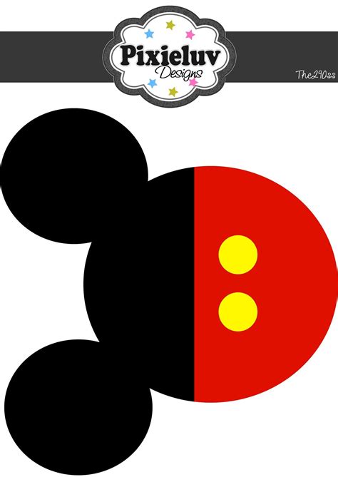 Image Result For Mickey Mouse Printable Template Invitation Cutouts