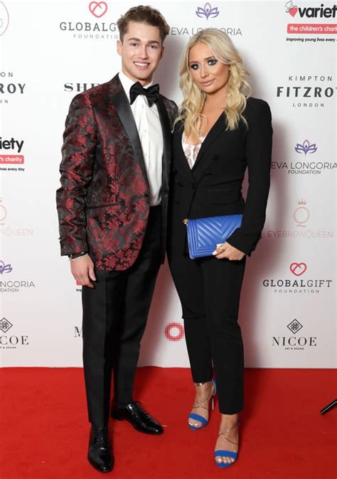 saffron barker strictly star dons racy outfit for global t gala with aj pritchard hot