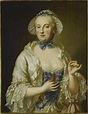 Portrait of Maria Anna Sophia of Saxony 1728-1797 , misidentified with ...
