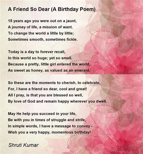 50th Birthday Poem For A Female Friend