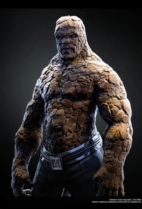 Jeremiah Concept Design Fantastic Four Challenge The Thing Concept