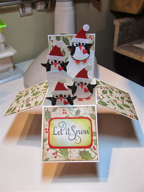 Pin By Judy Robinson On Cards Exploding Box Card Boxed Christmas Cards Card Box