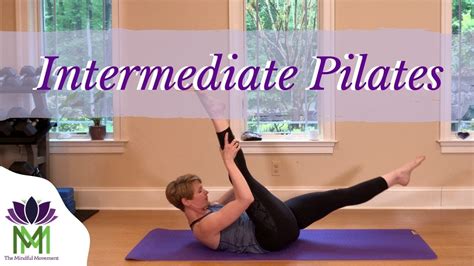 Intermediate Pilates Mat Workout 45 Minutes Total Body With Sara