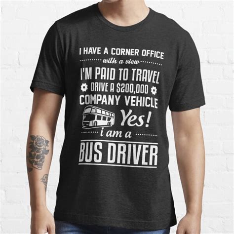 Bus Driver Funny T Shirts T Shirt For Sale By Hi Siena Redbubble