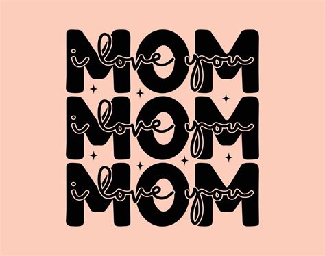 Mom T Shirt And Apparel Design Mom Svg Cut File Mothers Day Hand