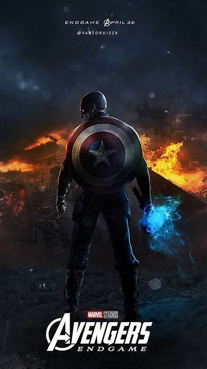 Captain America Endgame Mjolnir Iphone Wallpapers Iphones