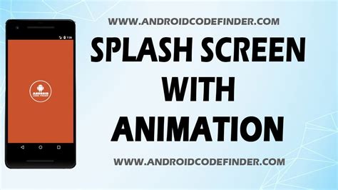 How To Implement Splash Screen With Animation In Android Studio Youtube