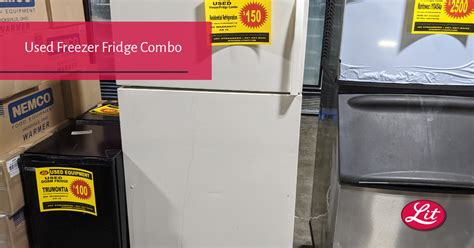 Used Freezerfridge Combo Lit Restaurant Supply