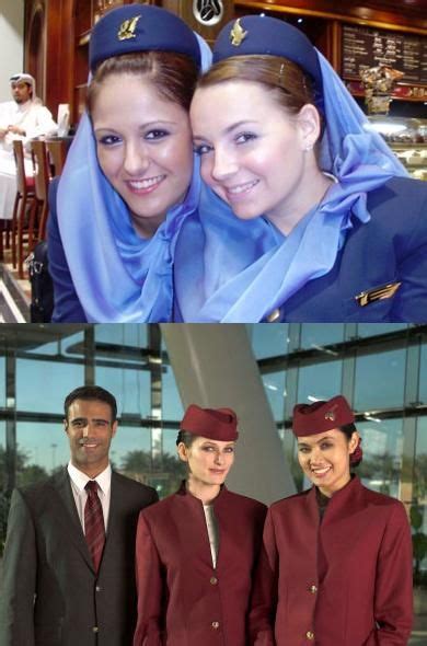 Gulf Air And Qatar Airways Qatar Airways Cabin Crew Airline Cabin Crew Tight Buns Airline