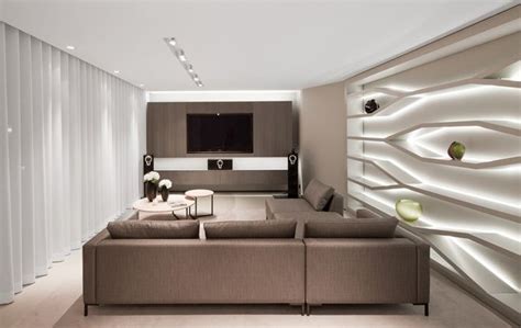 How To Obtain Luminosity With A Clean Contemporary Style Tv Lounge