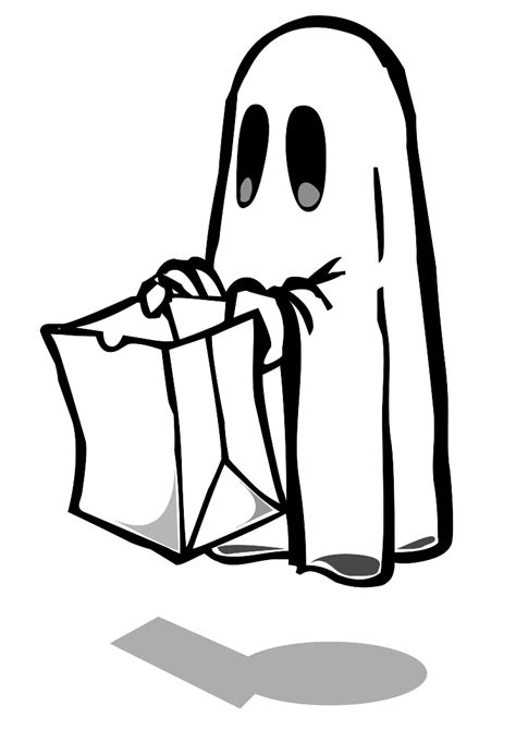 Ghost Trick Or Treating Clip Art At Vector Clip Art Online