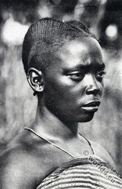 Woman Of Goma Congo Makele African Hairstyle