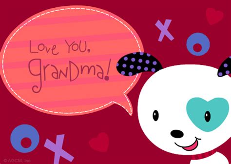 Thank you love you (2014) known by a different name in canada in english? "Love You Grandma Reply Card" | Thank You Postcard | Blue ...