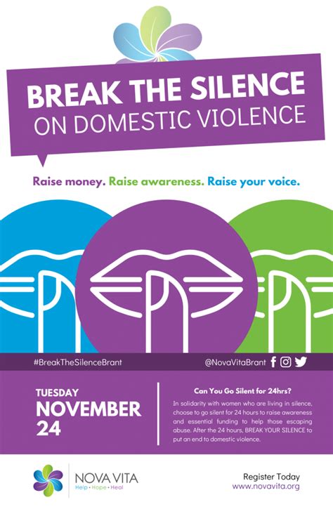 break the silence on domestic violence nova vita