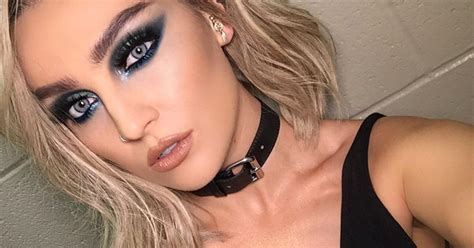 Perrie Edwards Posts Makeup Free Freckles Selfie Teen Vogue