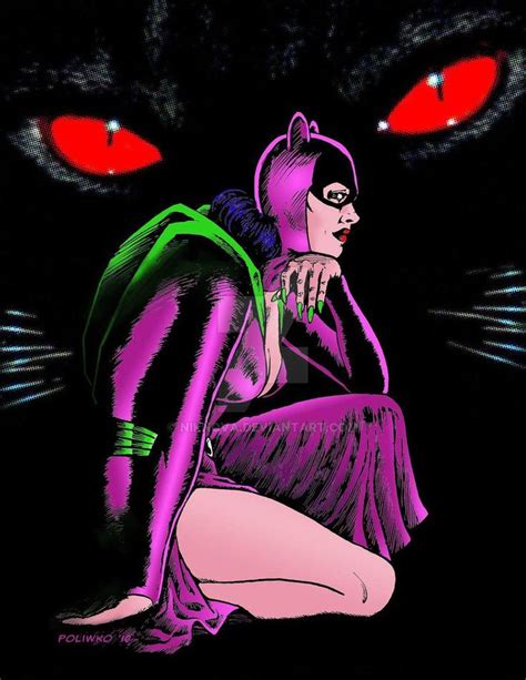 Catwomancolor By Niknova Catwoman Comic Book Characters