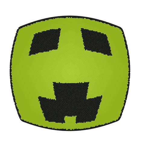 Minecraft Creeper Face Drawing Free Image Download