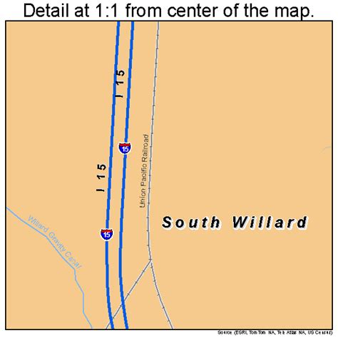South Willard Utah Street Map 4971255