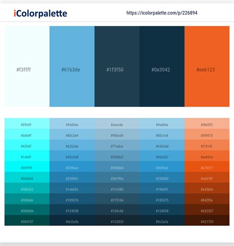 23 Light Blue Color Schemes Curated Collection Of Color Palettes