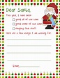 Printable Template Letter To Santa - Printable Templates