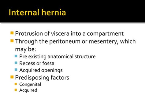 Internal Hernia Ppt
