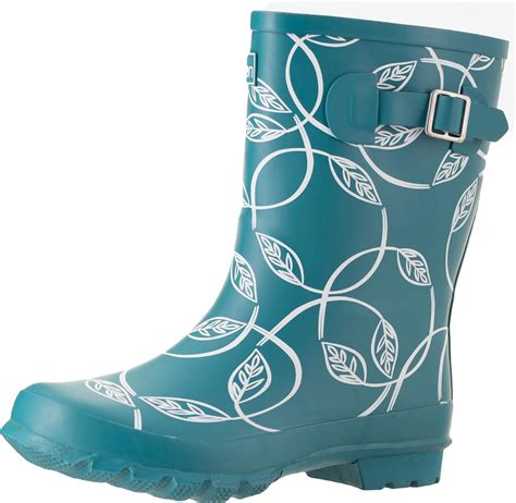 Jileon Mid Calf Rain Boots Specially Designed For Wide