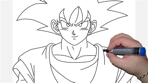 Mis Dibujos Anime A Lapiz Dibujos Faciles De Goku Goku A Lapiz Dibujos Sexiz Pix