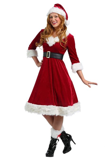 Different Styles Of Women Santa Costume Fashionterest Christmas Dress Women Mrs Claus Dress