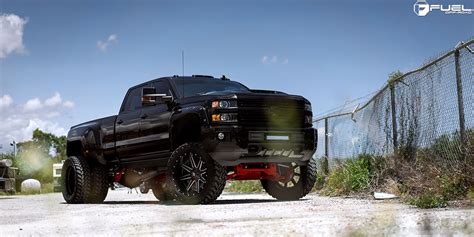 Pound The Pavement With This Silverado On Fuel Wheels