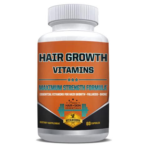 Hair Growth Vitamins Supplement 60 Capsules Vitamorph Labs