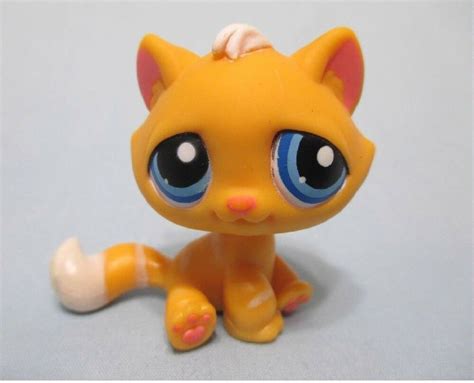 Littlest Pet Shop Tabby Cat 349 Kitten Kitty Authentic Lps Hasbro