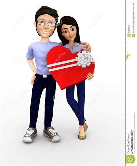 What is something you like to do that other people would probably consider these questions for couples all have one thing in common: 3D Couple Celebrating Their Anniversary Stock Illustration ...