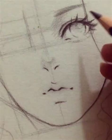 Anime Semi Realistic Drawing Kuoupsi