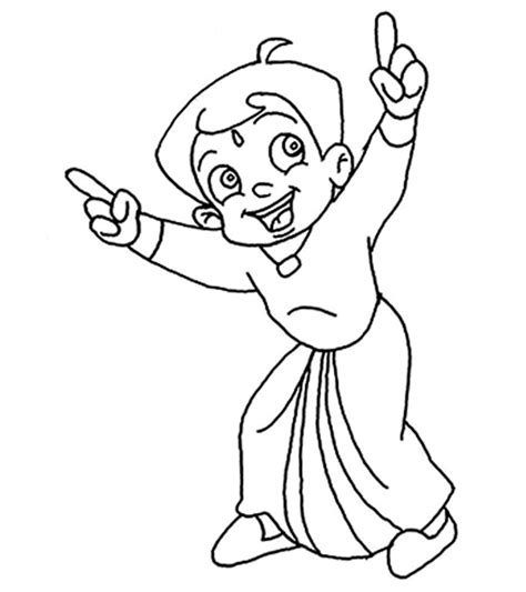 Free Printable Chota Bheem Coloring Page Online Coloring Home