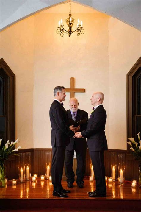 Intimate Chapel Gay Wedding