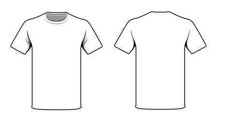 plain white  shirt shirt sketch  shirt design template