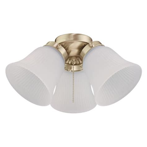 New pottery barn classic flushmount ceiling light kit~polished nickel. Westinghouse Three-Light LED Cluster Ceiling Fan Light Kit ...