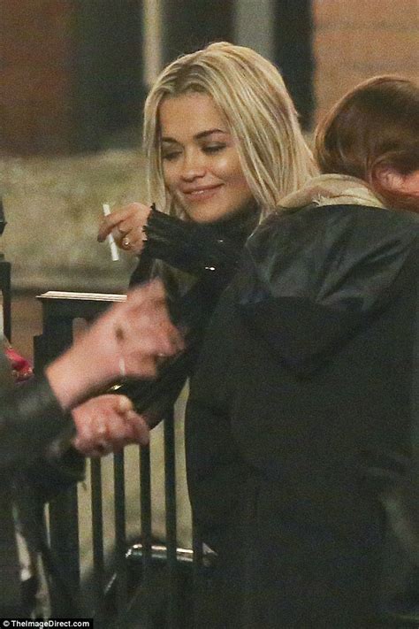 Rita Ora Sneaks A Cigarette During Fifty Shades Darker Filming In