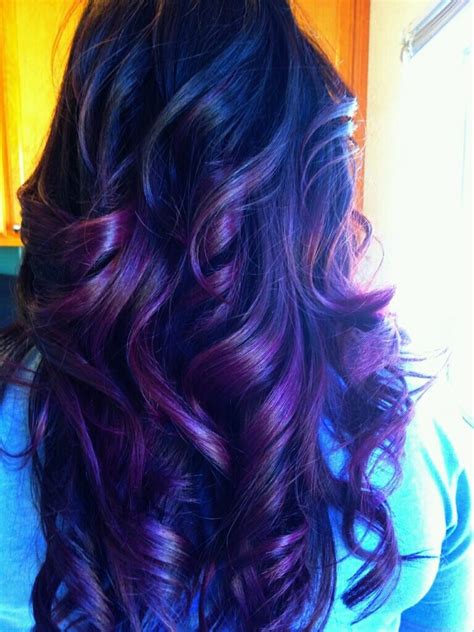 Purple shades bring personality to your hairstyle. Purple tips | hair and beauty | Pinterest