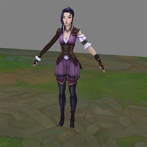 Arcane Caitlyn Skin Model From Tft Its Using The Updated Model Asu Probably Next Week R