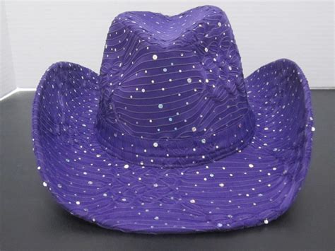 Purple Cowgirl Hat With Sequins 1995 Each For More Info Please