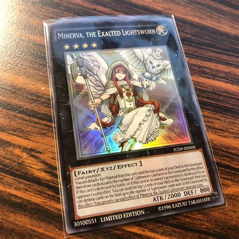 遊戯王英語版 Minerva The Exalted Lightsworn Ycsw En008 Super Rare