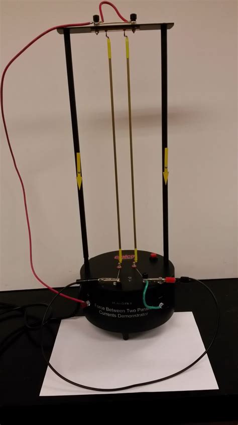 Magnetic Field Of Parallel Currents Ucsc Physics Demonstration Room